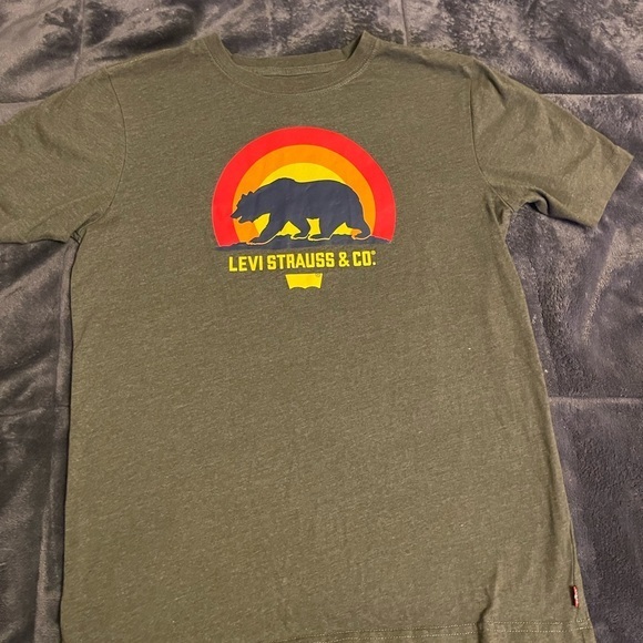 Signature by Levi Strauss Other - Signature by Levi Strauss Kids Olive T-Shirt with Bear Design